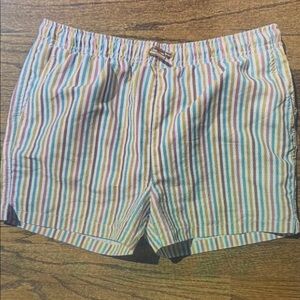 Striped Kids Swim Trunks